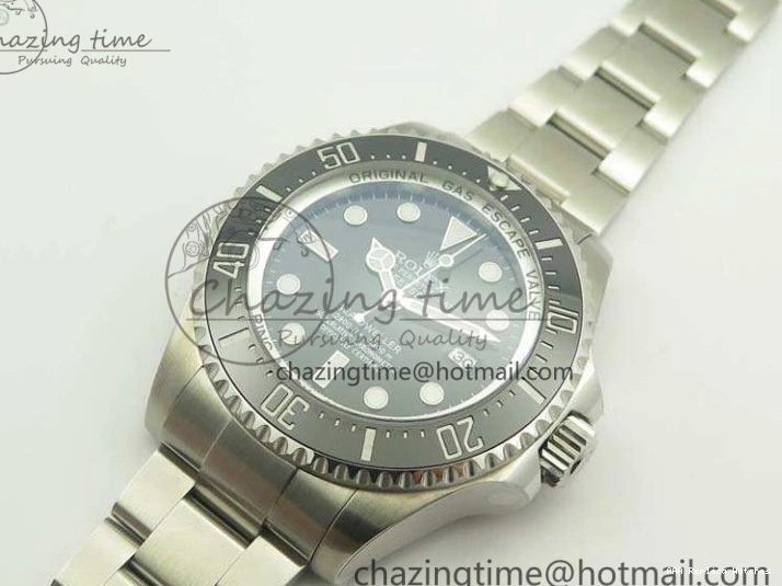 Best AAA Replica Sites Black DEEPSEA ARF Bracelet 904L 1:1 Best Case And SH SS 116660 3484 WaterResistant Sea-Dweller Edition 1217